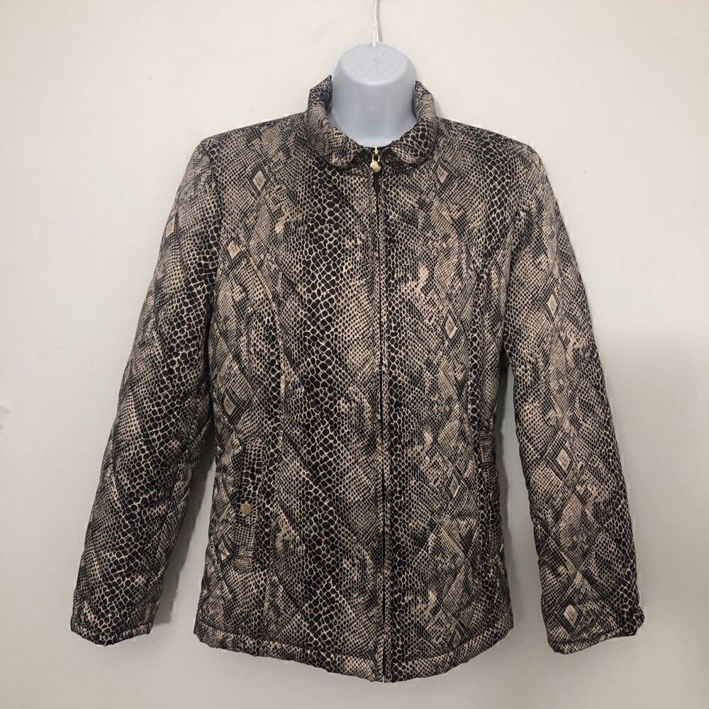 Lovely Easy Spirit Size Large Snake Skin Jacket! - Picture 2 of 12